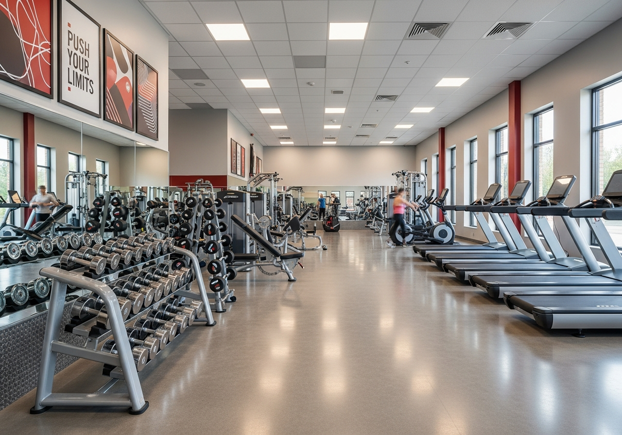 Нейрофото Фитнес-зал для Яндекс.Карт — Traffic Jet